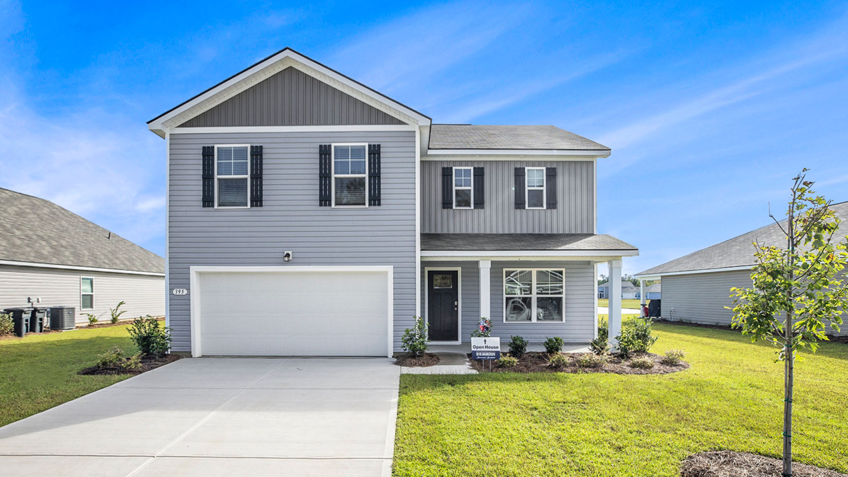 two story home with vinyl siding