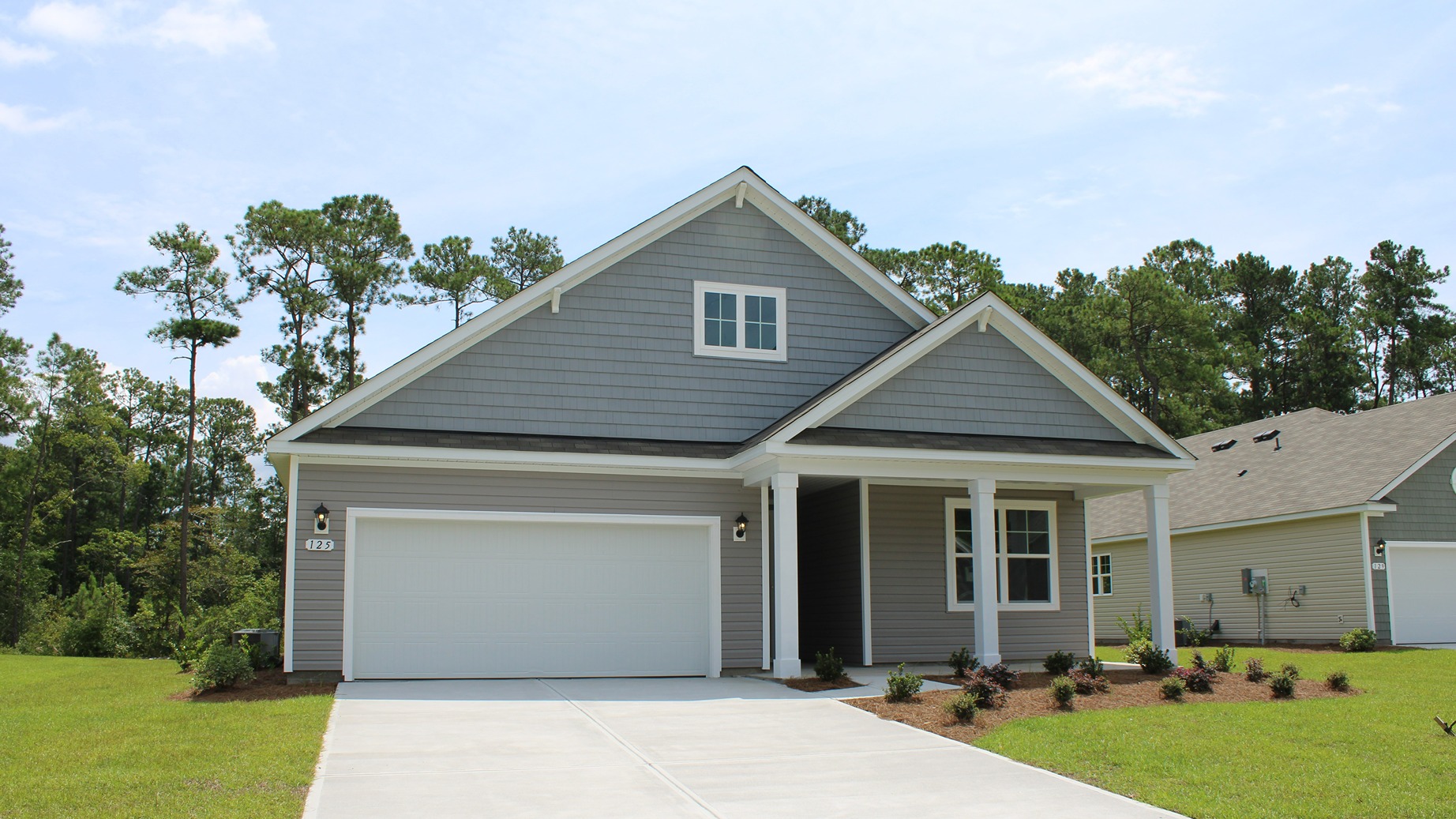 Litchfield exterior with vinyl siding