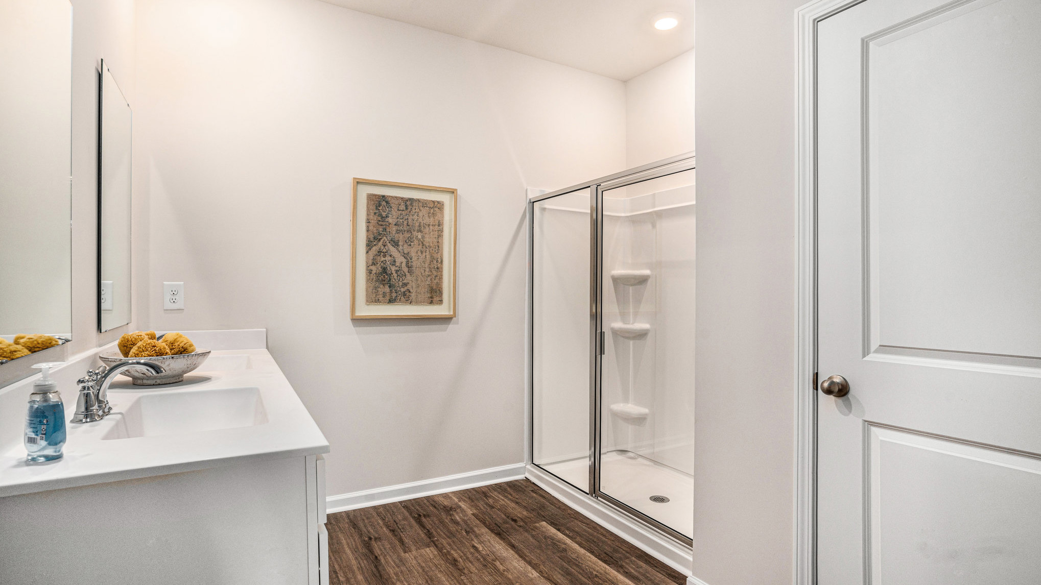 primary bath with walk-in shower