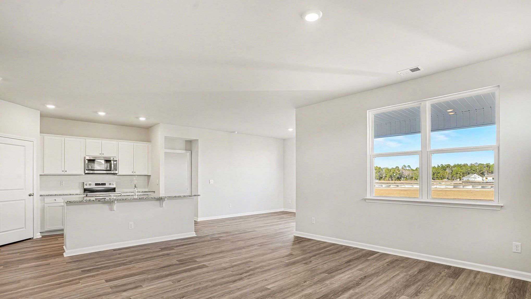 kitchen with living space