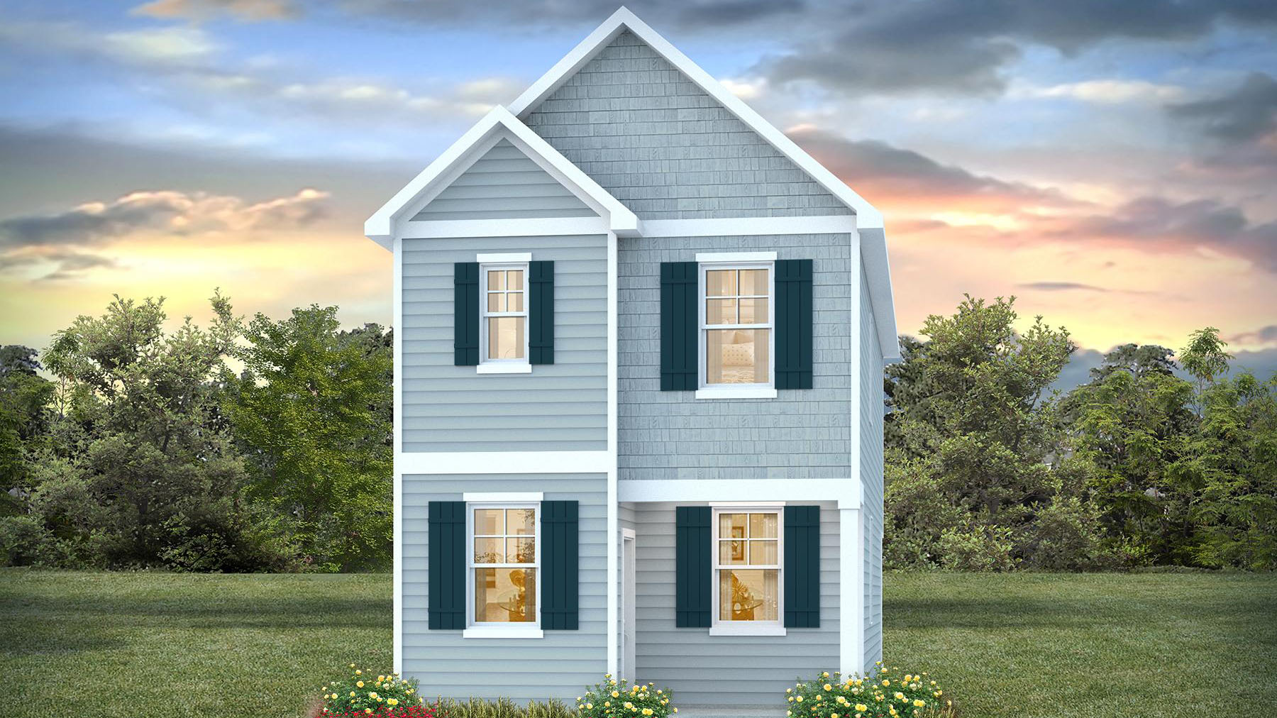 two story home