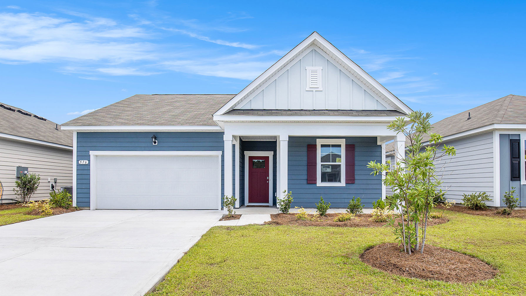 single story hardie siding exterior