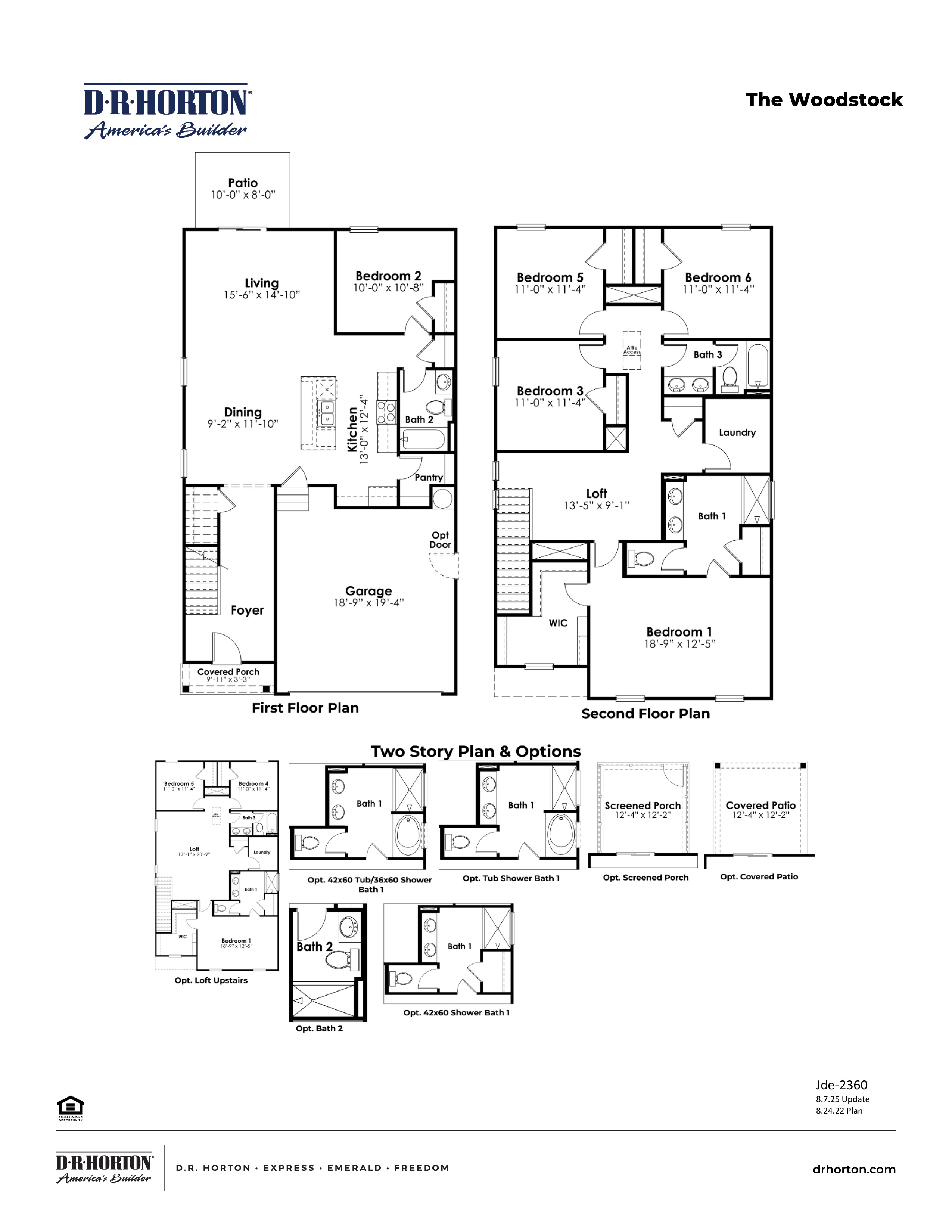 Woodstock Plan Image at Riverlake