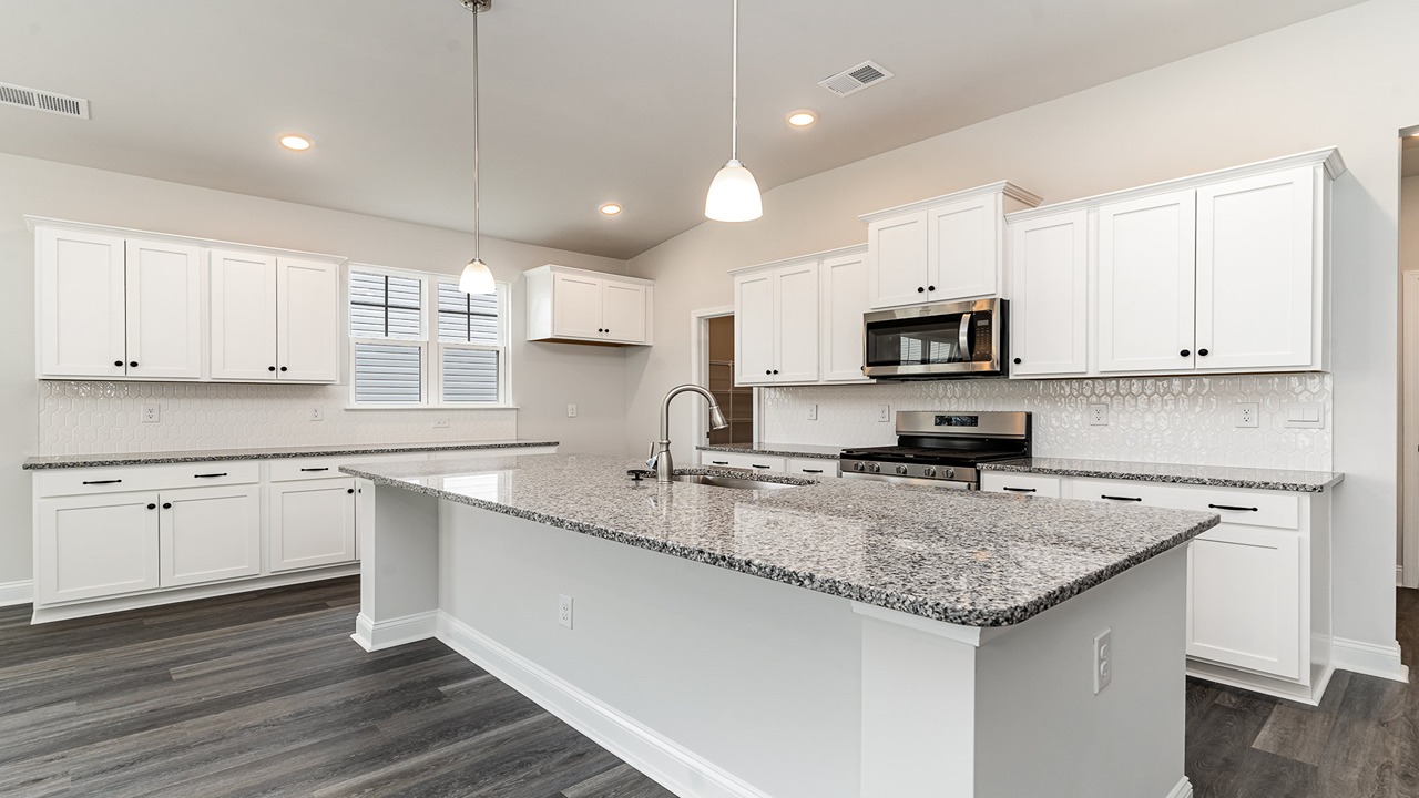 kitchen with granite counters
