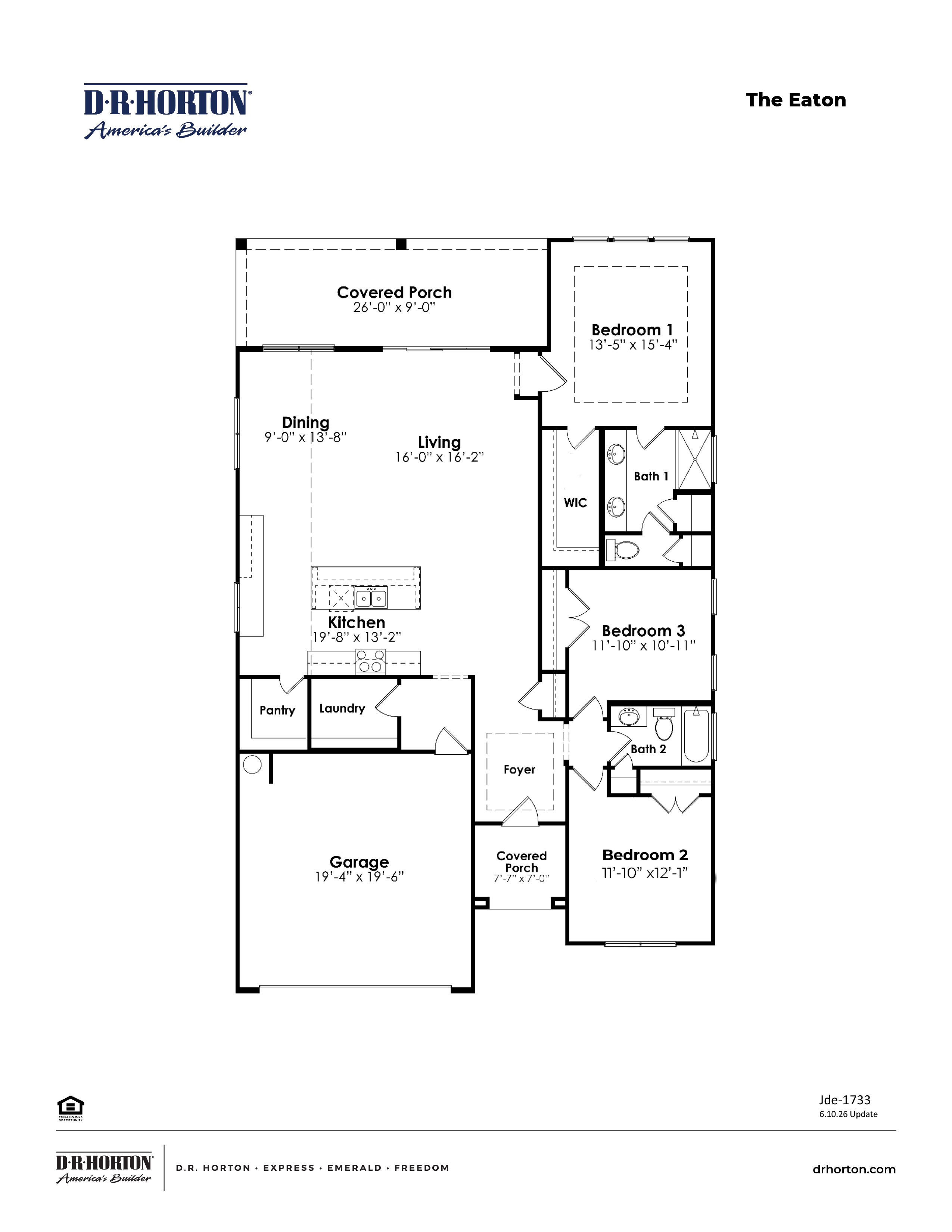 Eaton Plan at The Preserve at Shaftesbury Glen