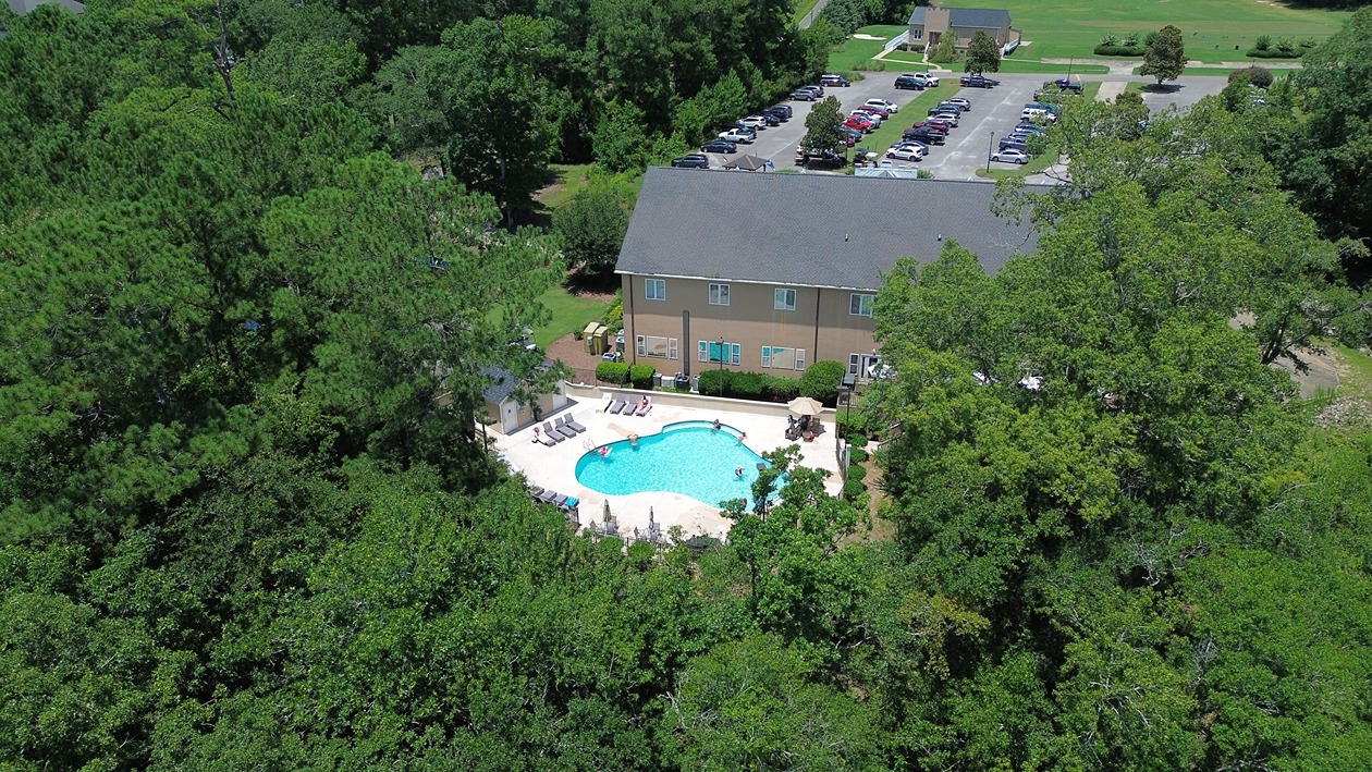 Aerial of Pool