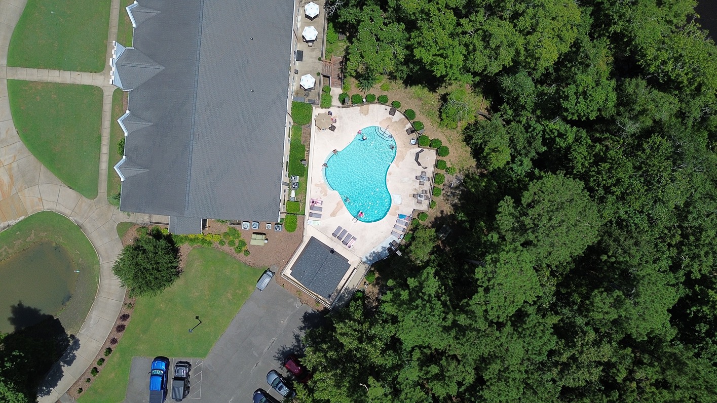 Aerial of Pool