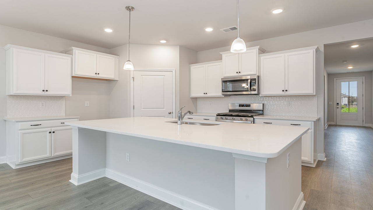 kitchen with granite counters