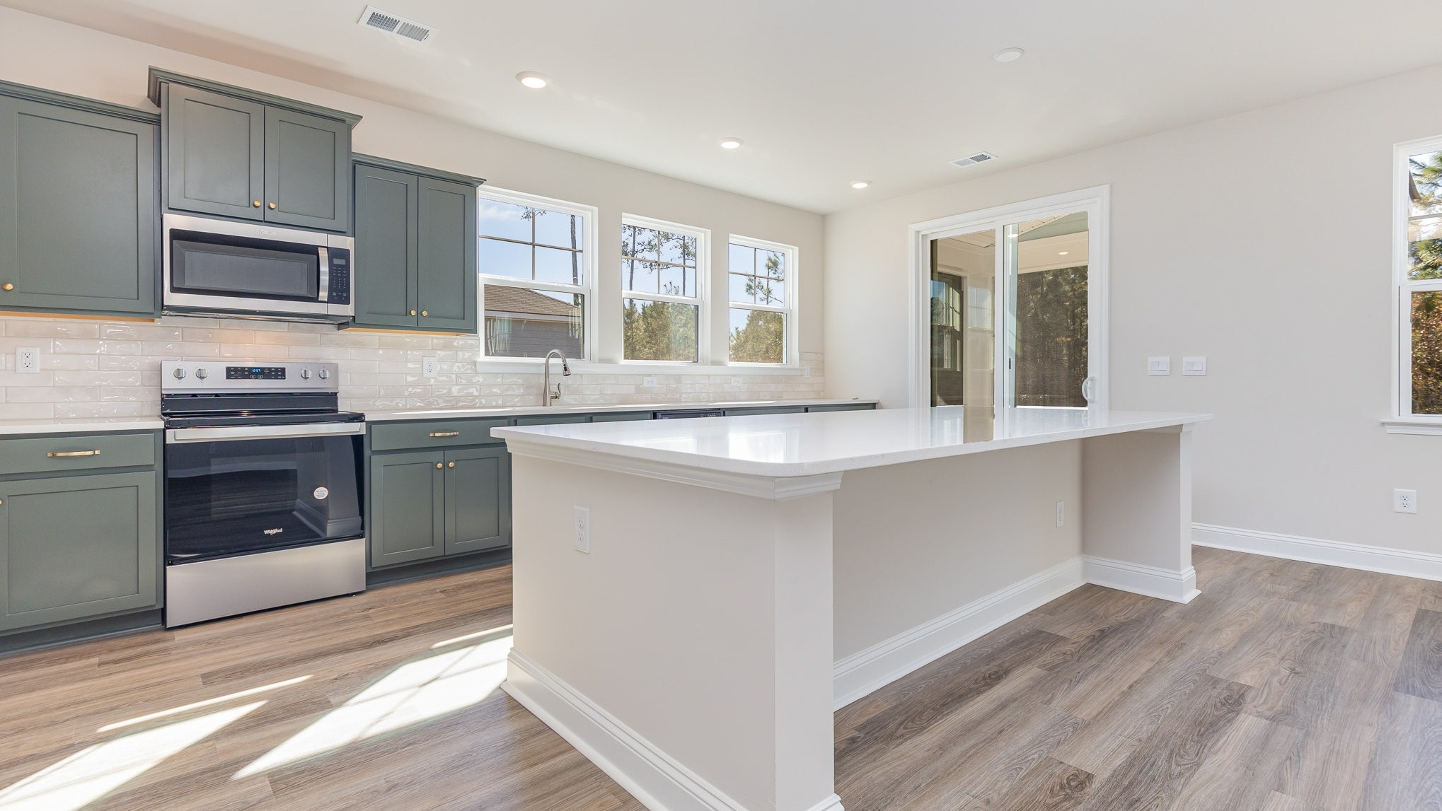 kitchen with granite counters