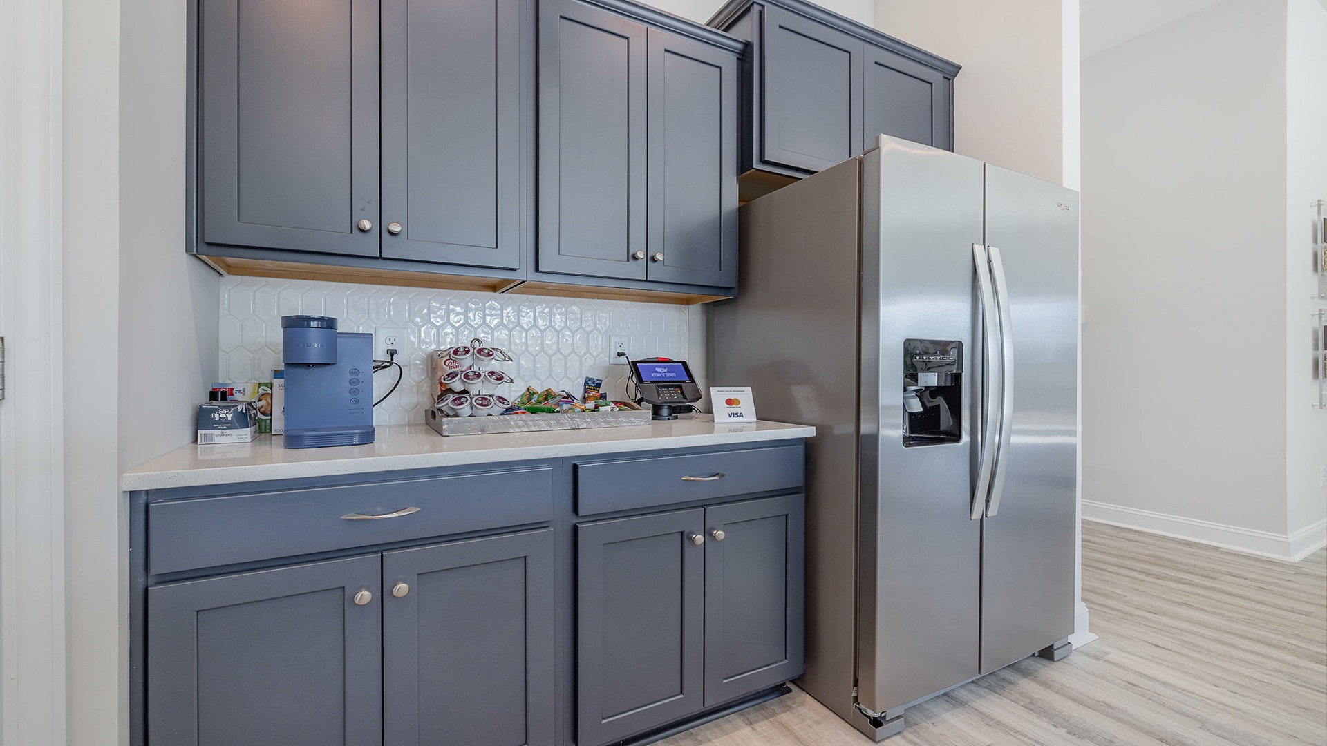kitchen with granite counters