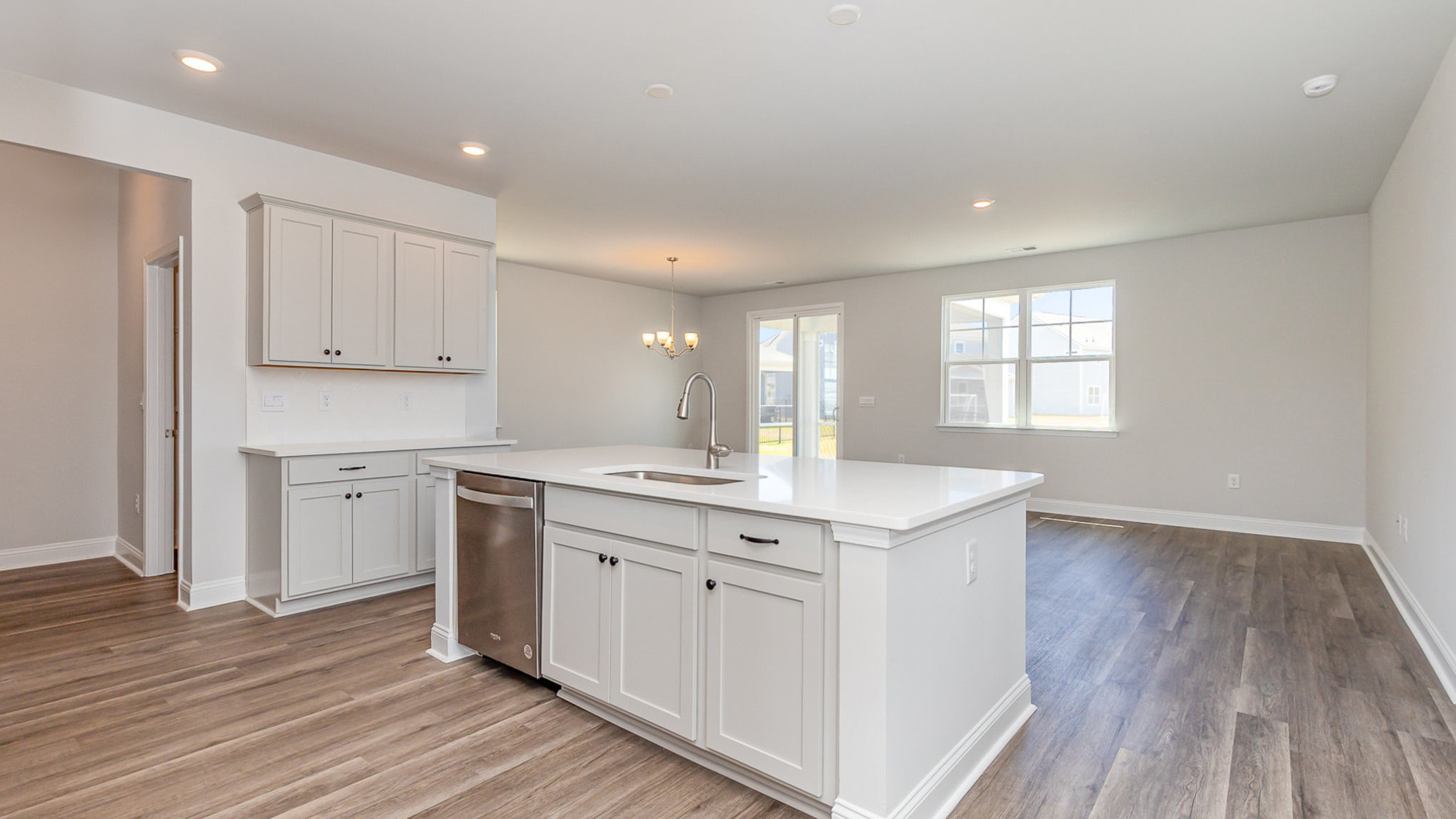 kitchen with granite counters