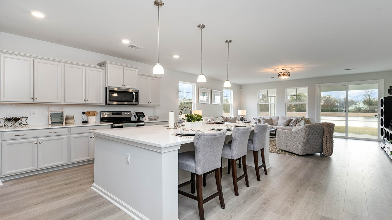 kitchen with granite counters