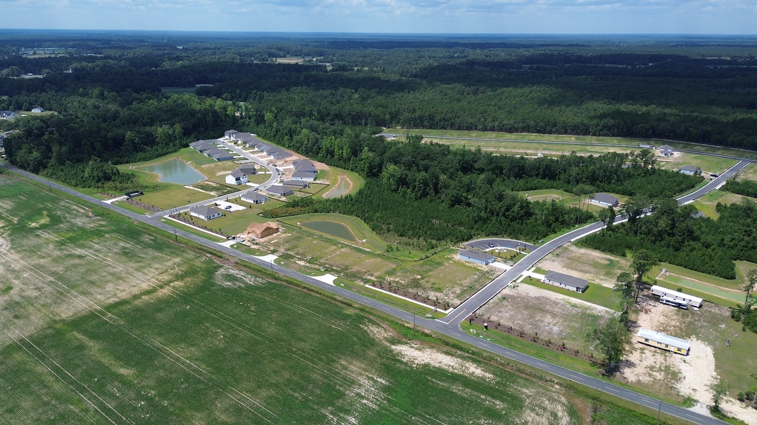 Aerial of community