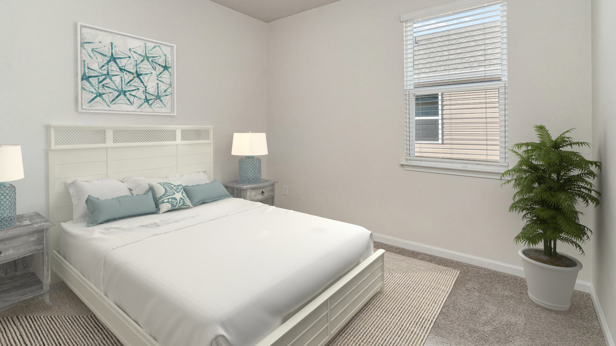 Kery staged bedroom