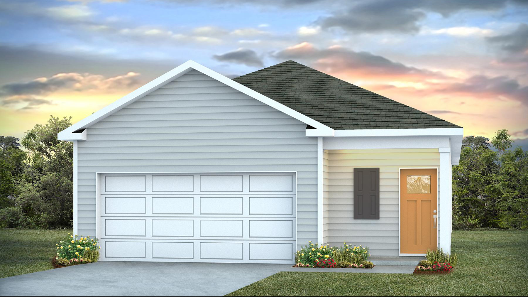 single story home