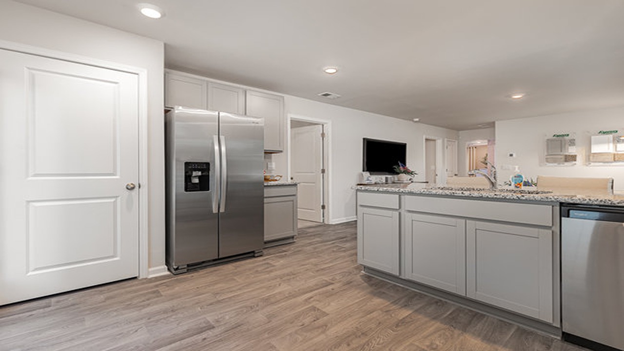 kitchen with granite counters