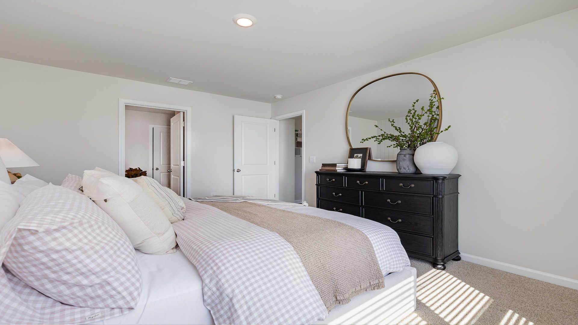 primary bedroom with dresser