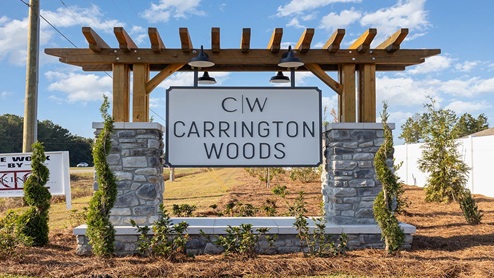Carrington Woods monument