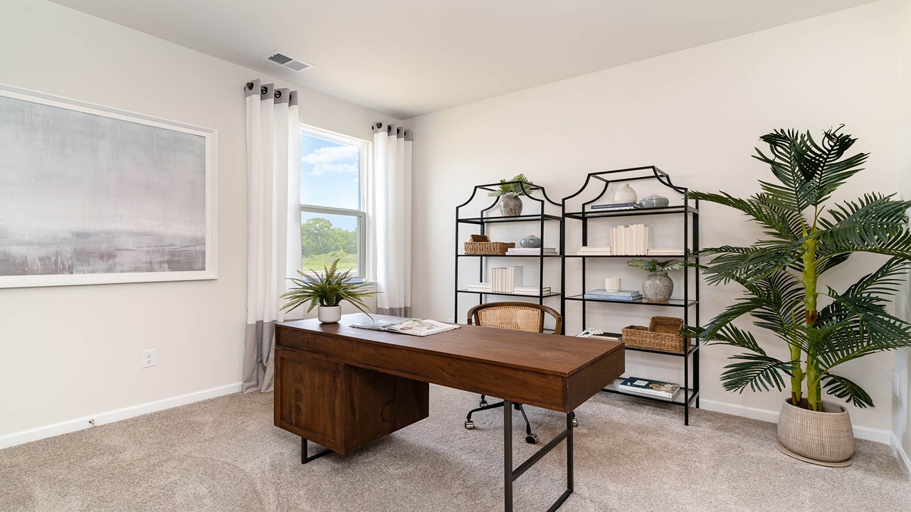 secondary bedroom with window