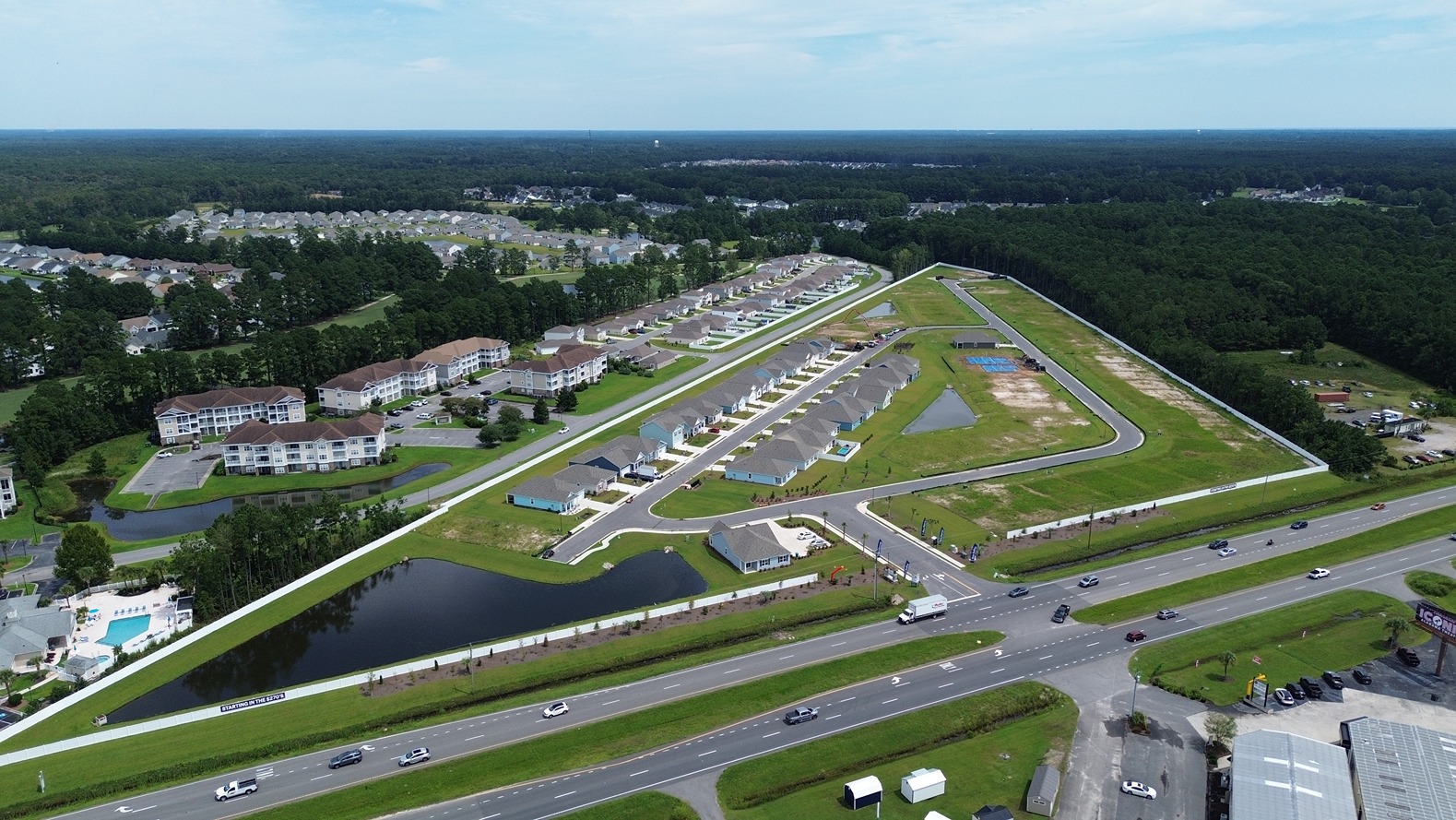 aerial of community
