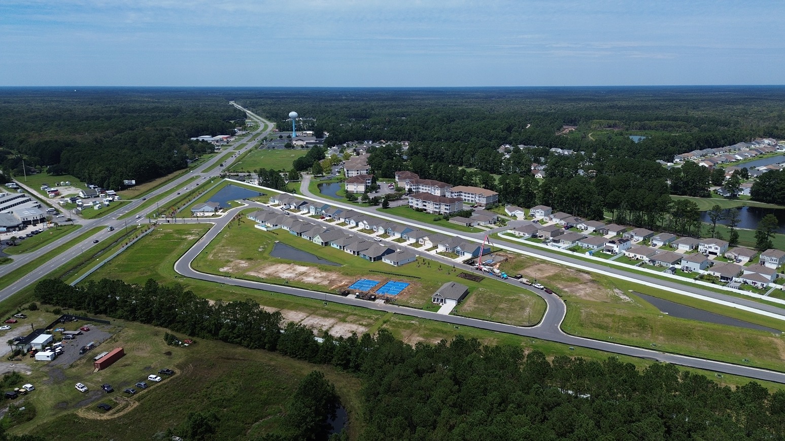 aerial of community