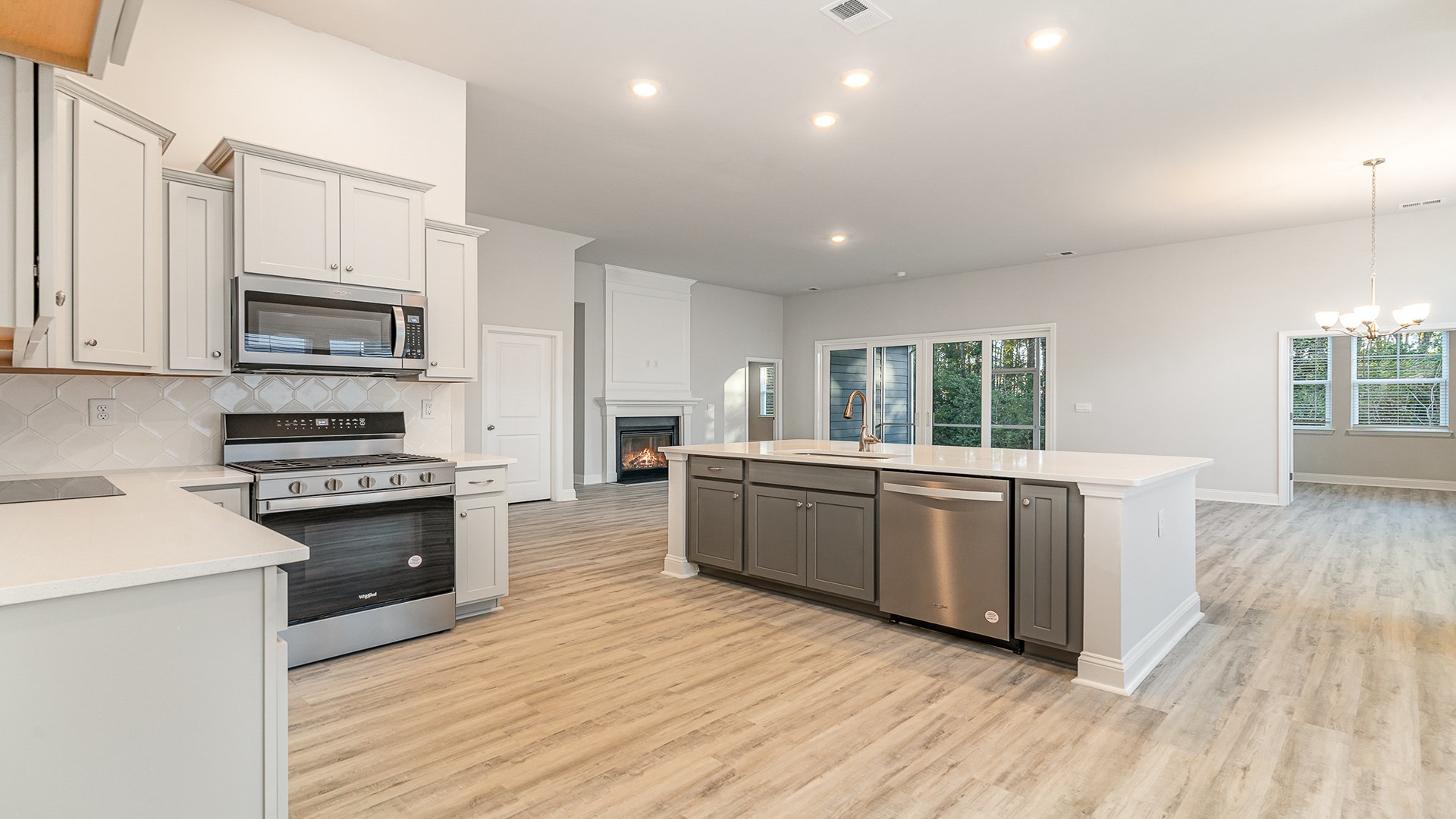 Cumberland kitchen overlooking