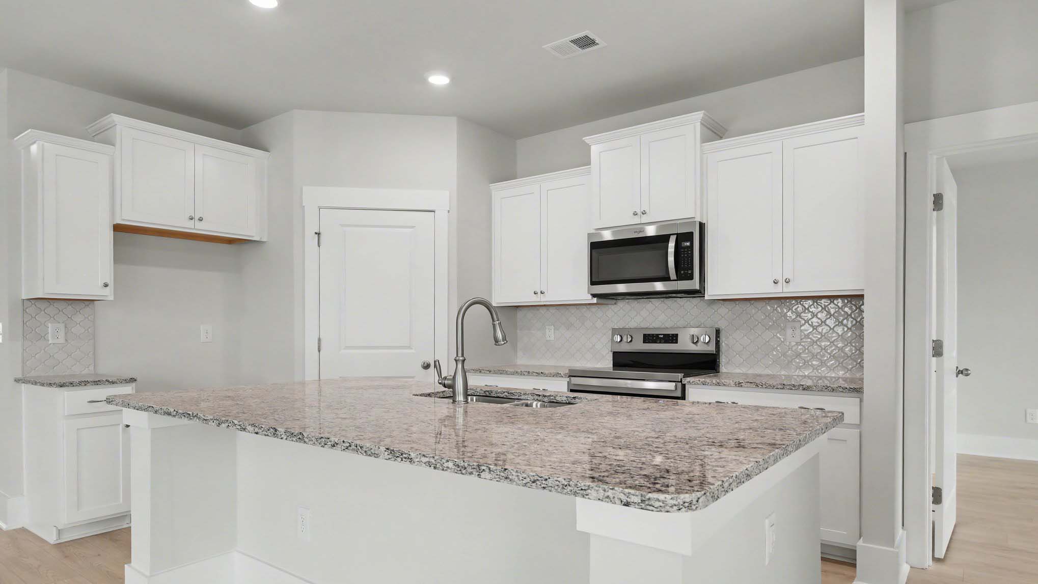 kitchen with granite