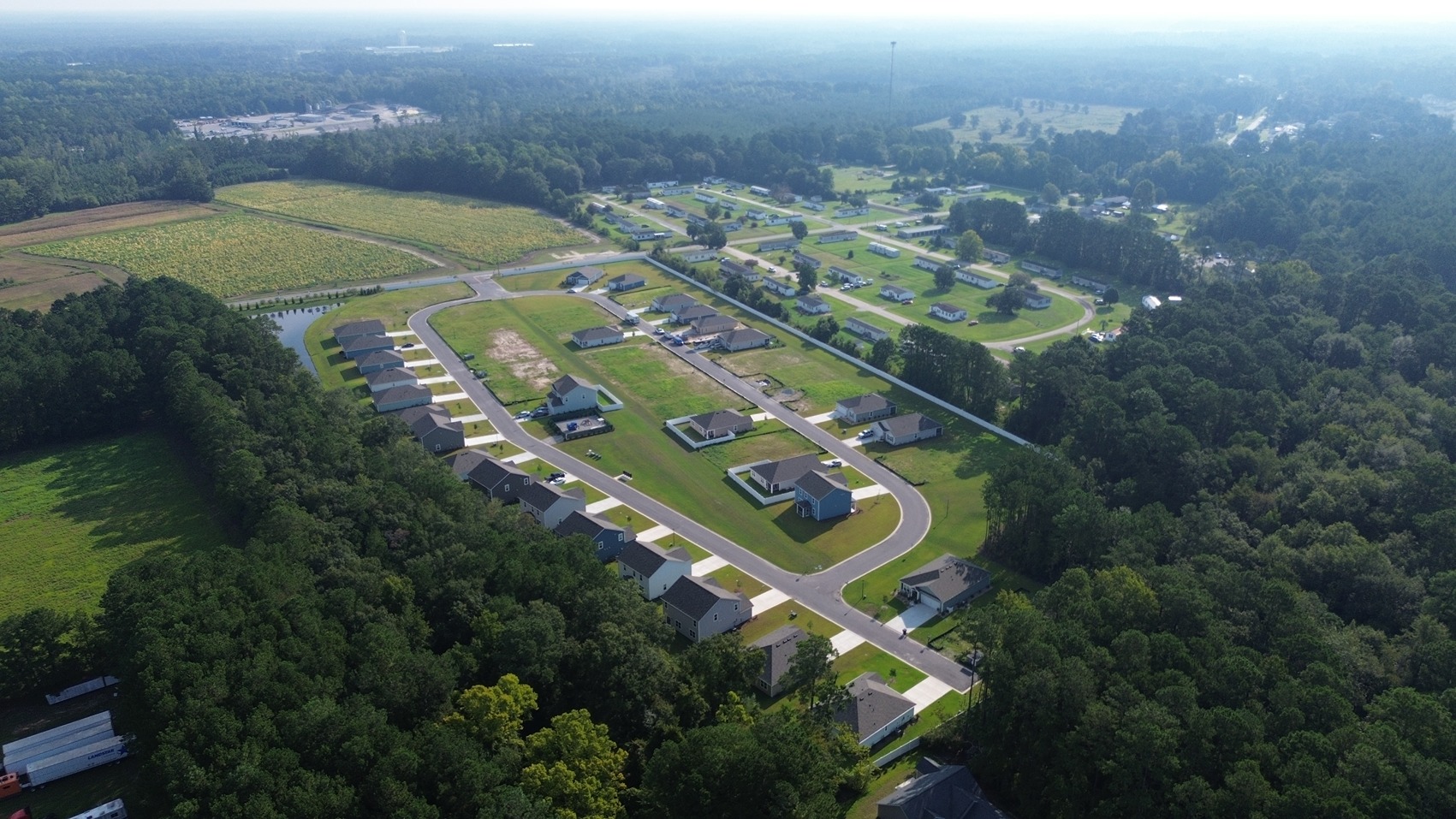aerial of community