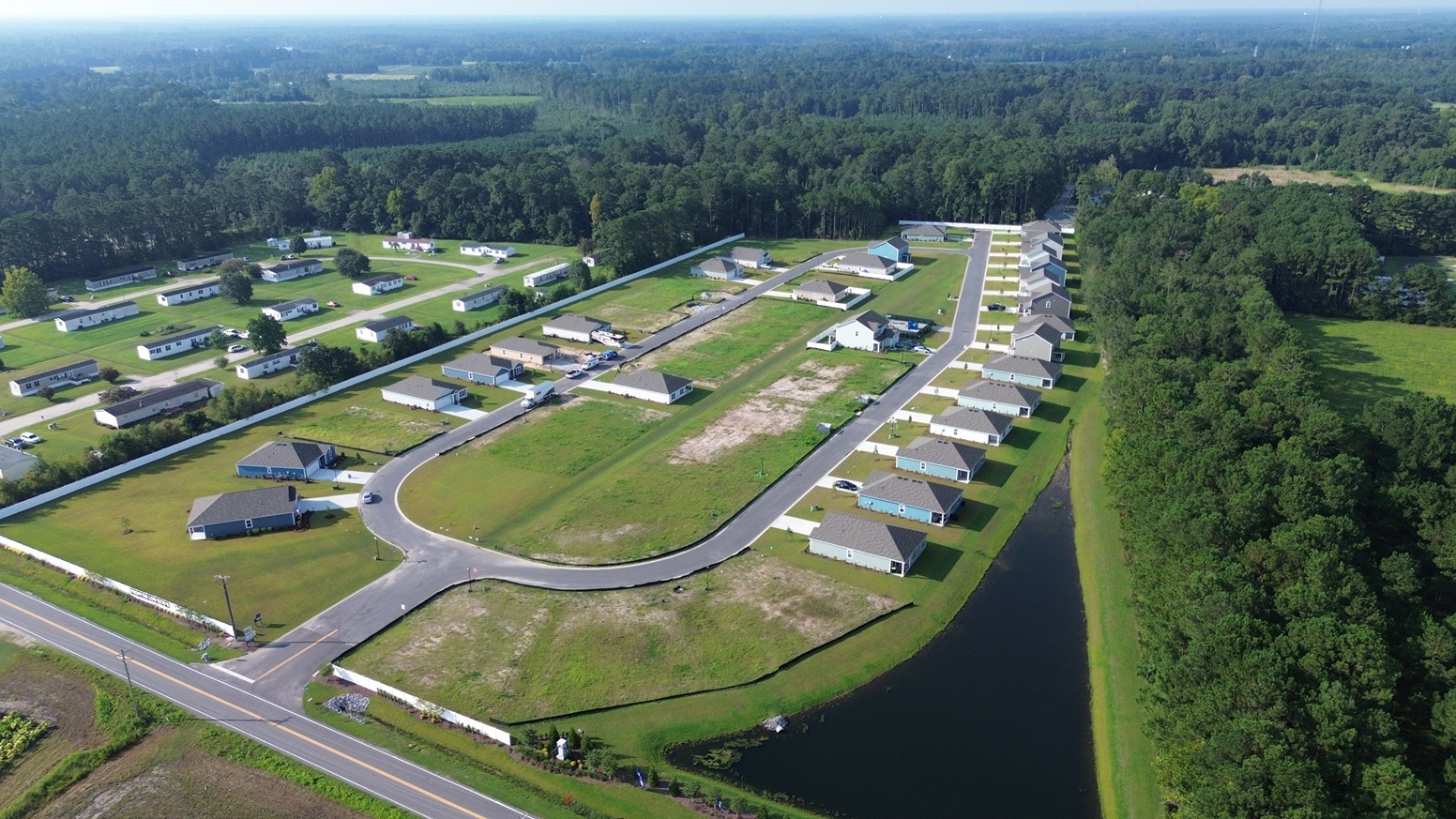 Aerial of community