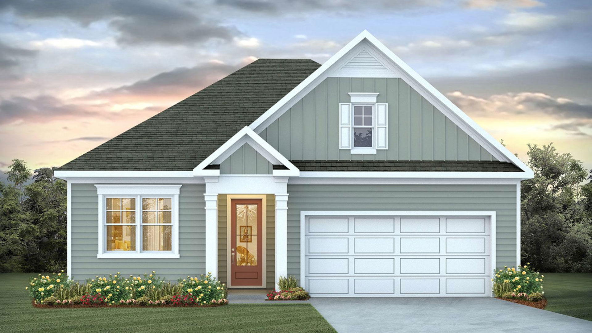 single story home