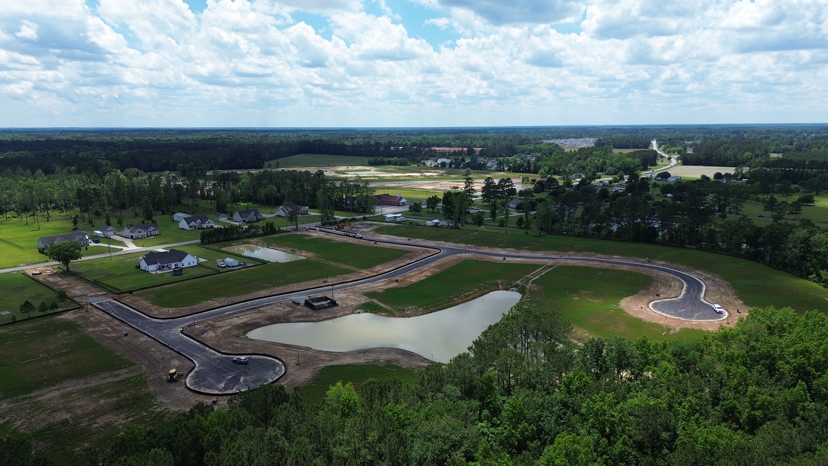 Aerial of community