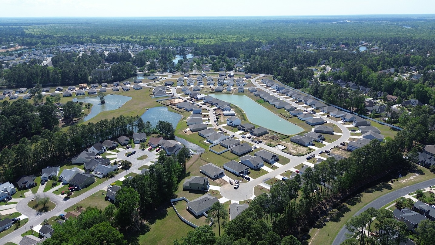 Aerial of commuity