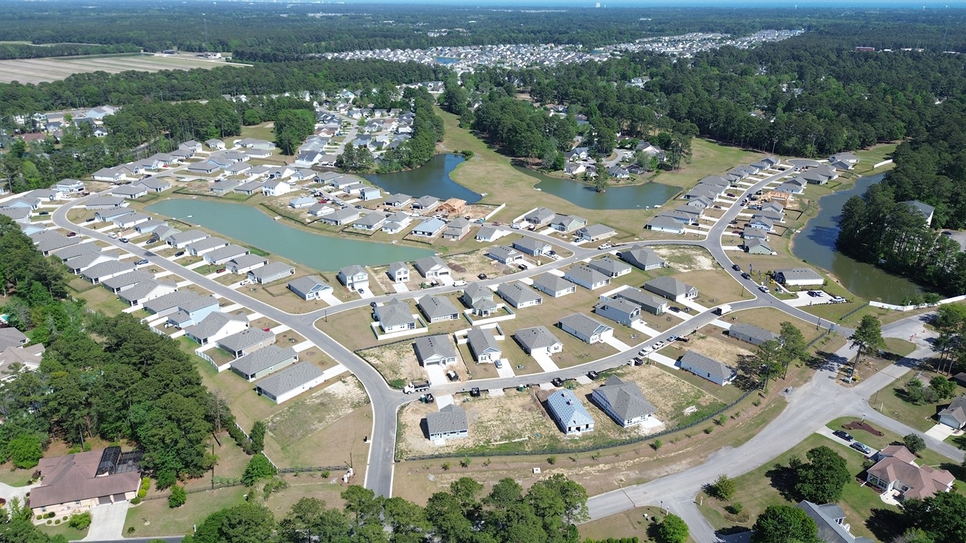 Aerial of commuity