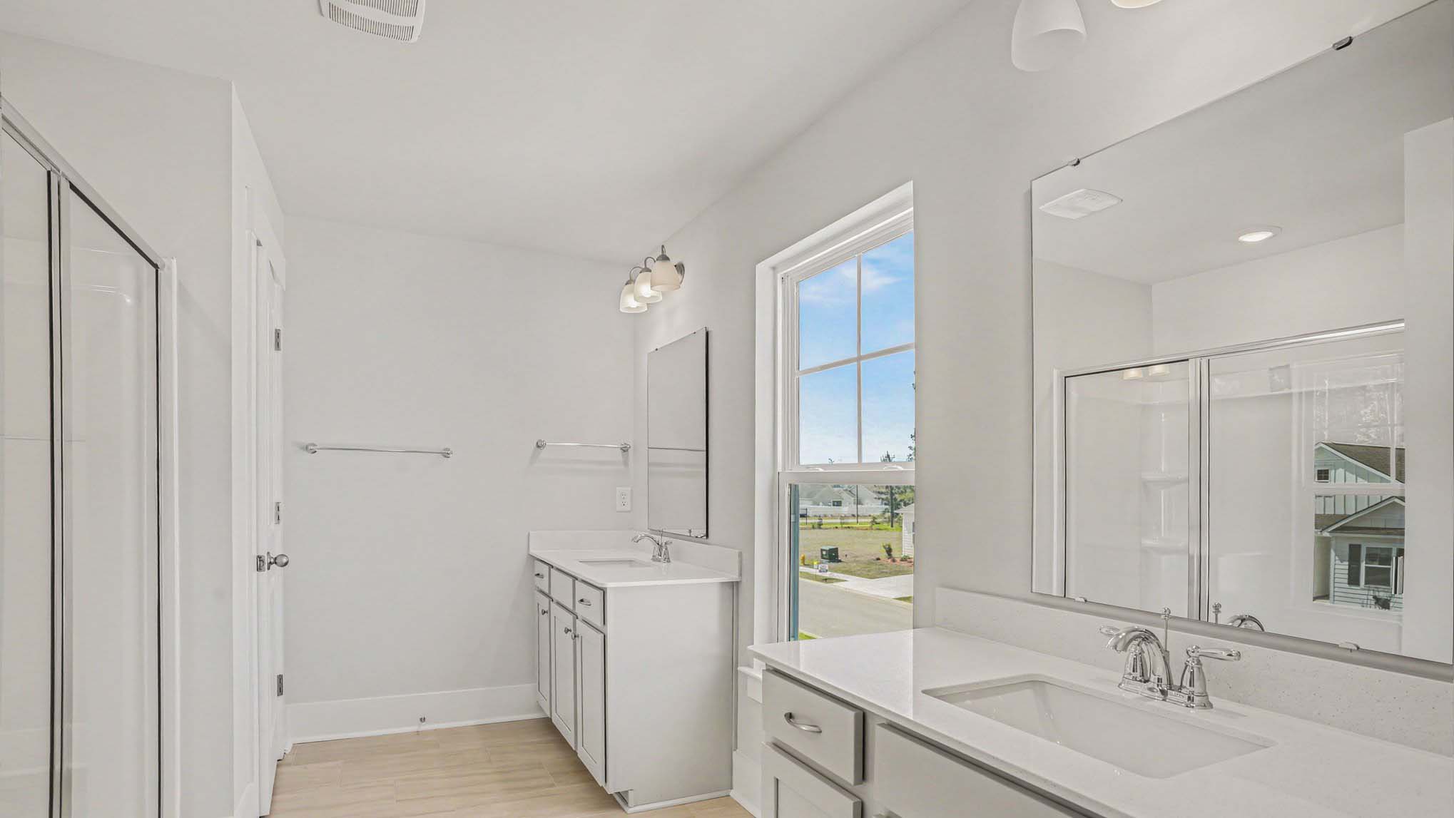 bathroom with walk-in shower
