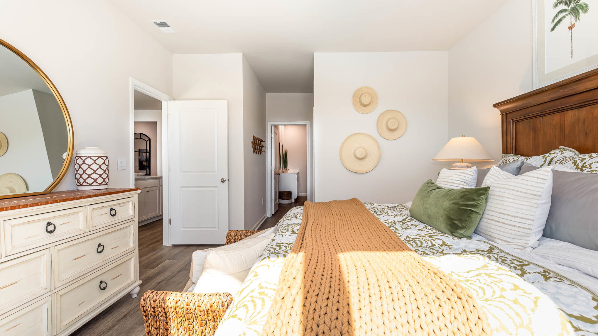 primary bedroom with dresser view