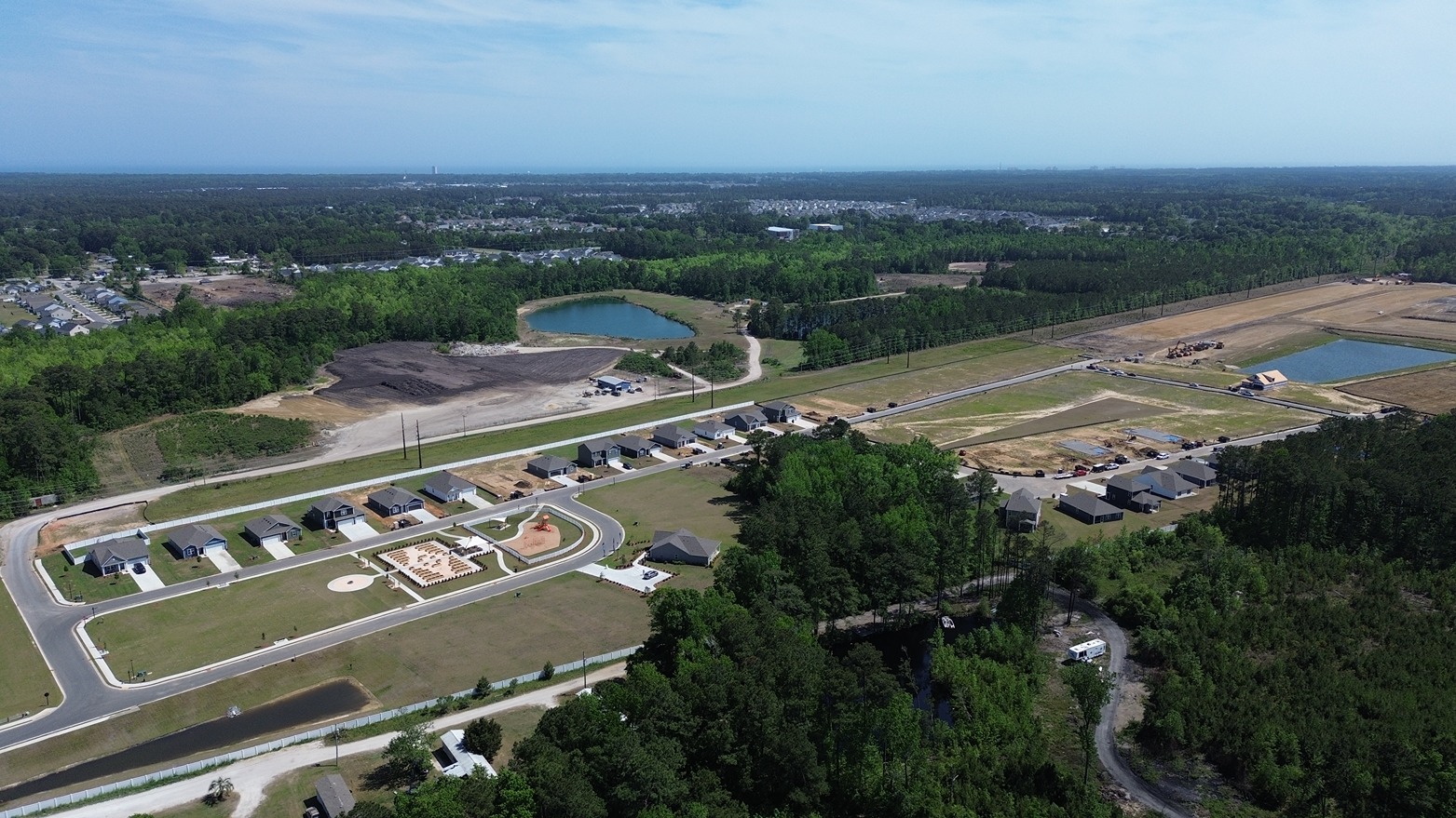 Aerial of community