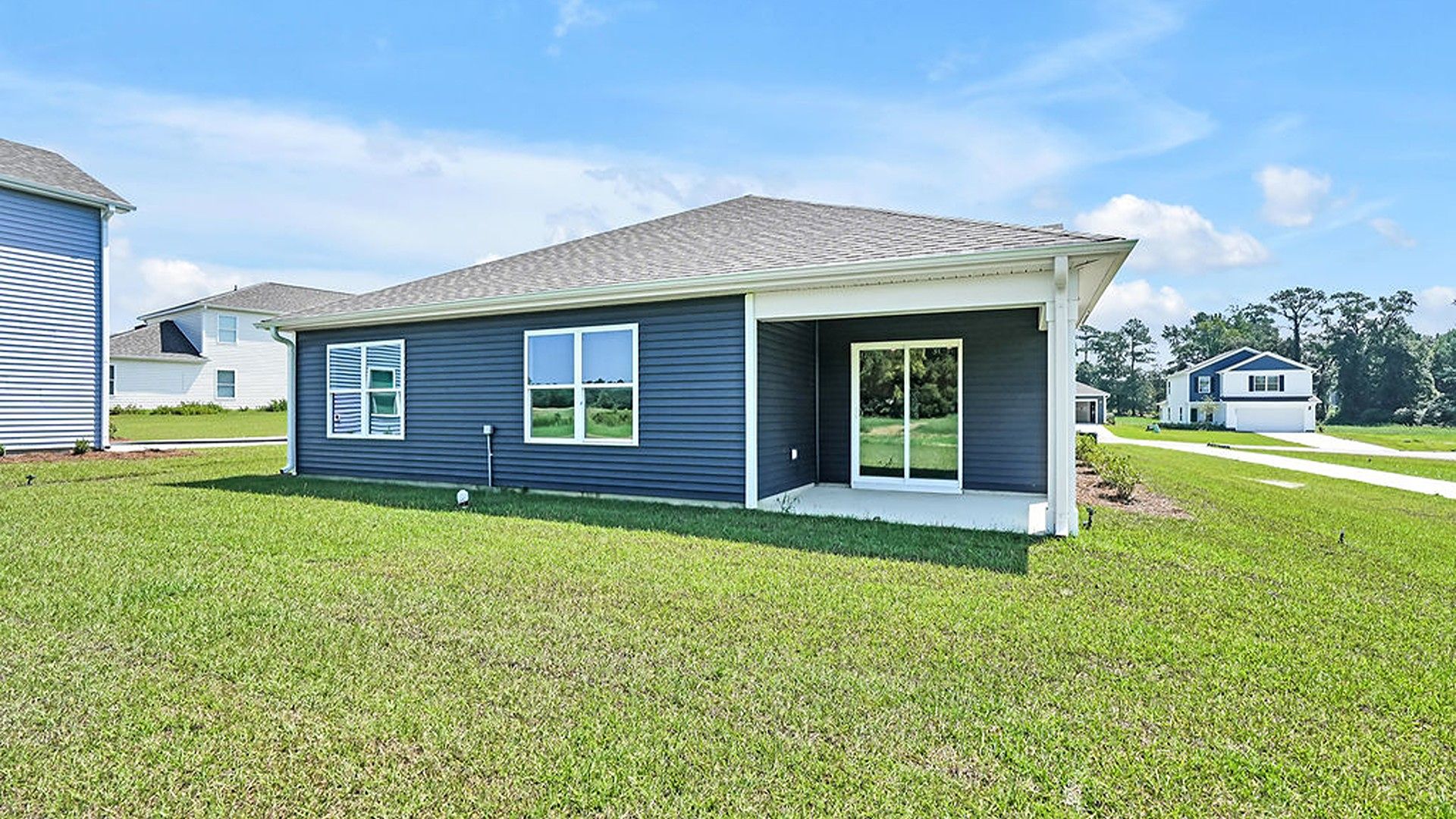 Enjoy the covered porch perfect for entertaining and enjoying the Carolina evenings