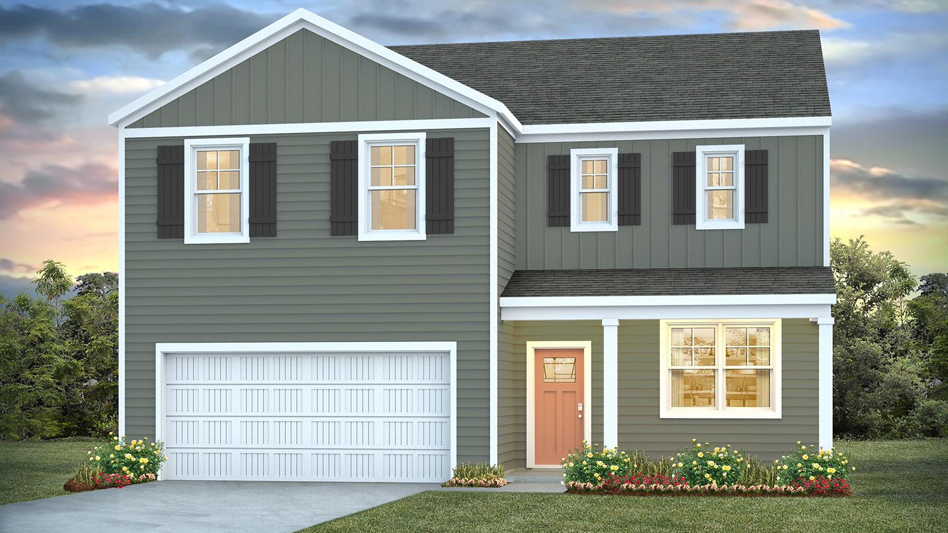 The Galen is one of our two-story floorplans featured in our Driftwood community in Richlands, North Carolina