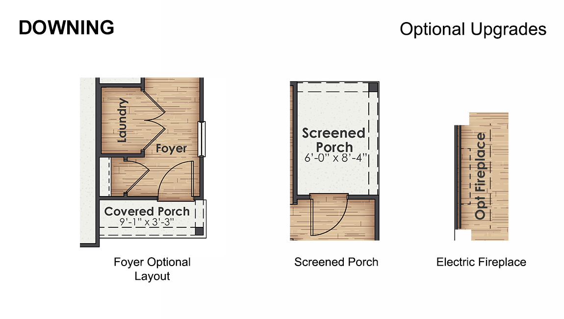 Welcome the Downing a 3-bedroom, 2-bathroom home, you’ll find 1,257 square feet of comfortable living.