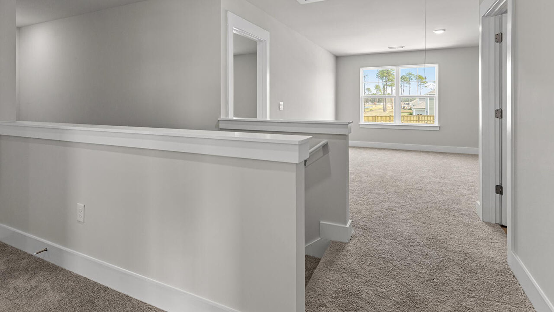 Upstairs, you will find three additional bedrooms with a shared full bathroom and a functional living space. In every bedroom you’ll have carpeted floors and a closet in each room. Whether these rooms become bedrooms,