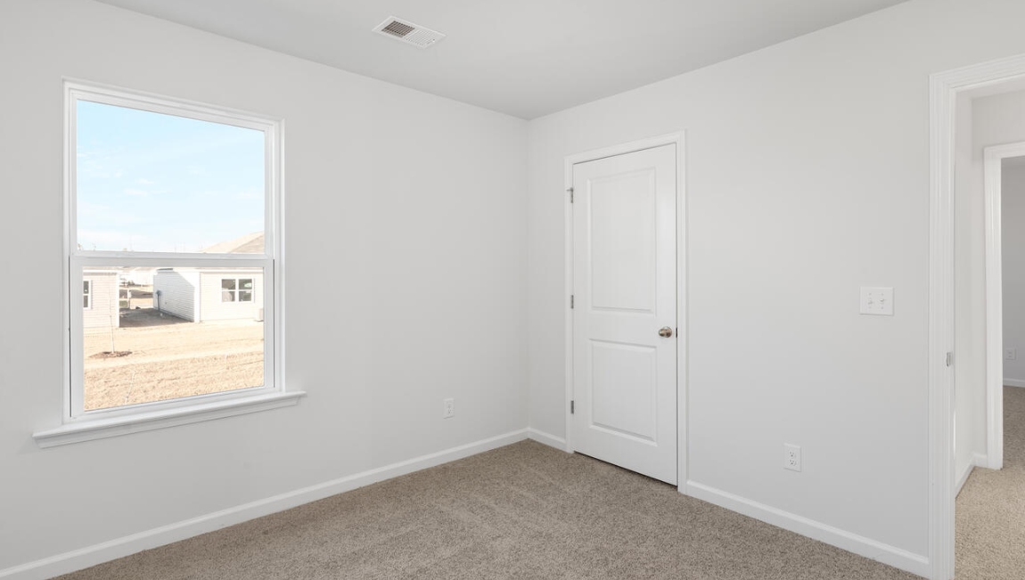The second floor is complete with 3 additional bedrooms, a shared bathroom, storage & laundry room. Enjoy the patio perfect for entertaining and enjoying the Carolina nights.