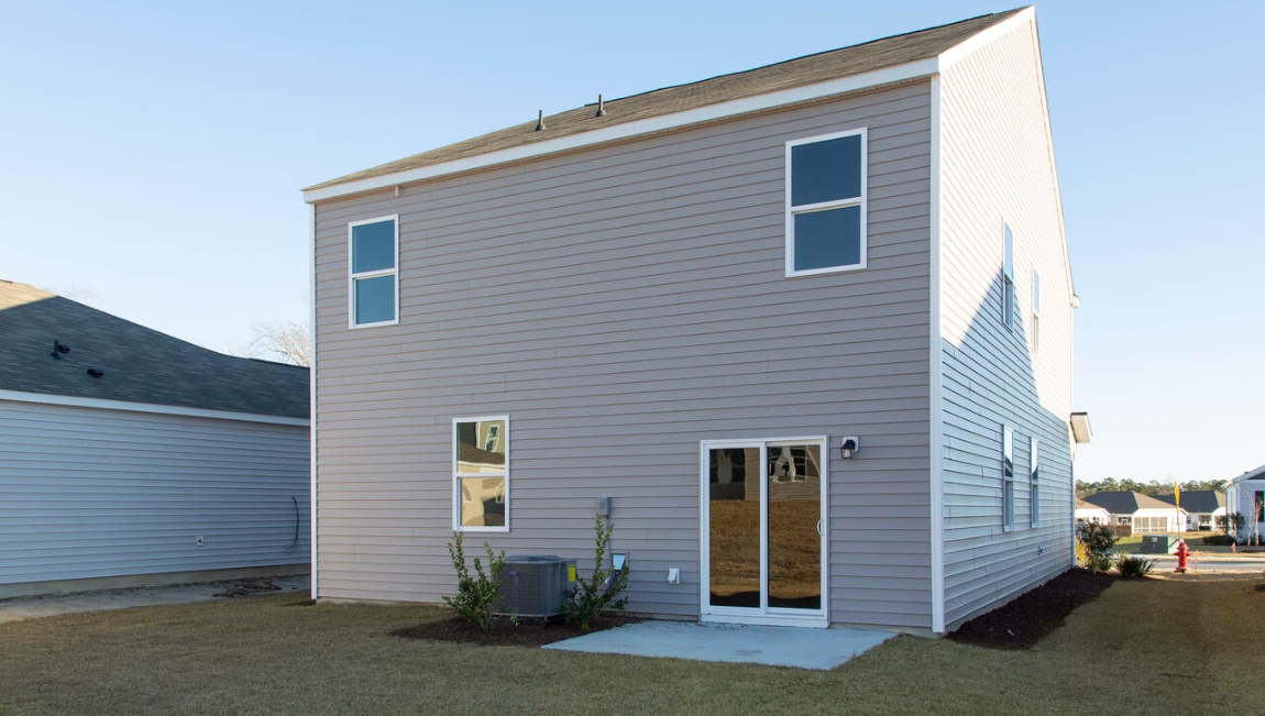 The second floor is complete with 3 additional bedrooms, a shared bathroom, storage & laundry room. Enjoy the patio perfect for entertaining and enjoying the Carolina nights.