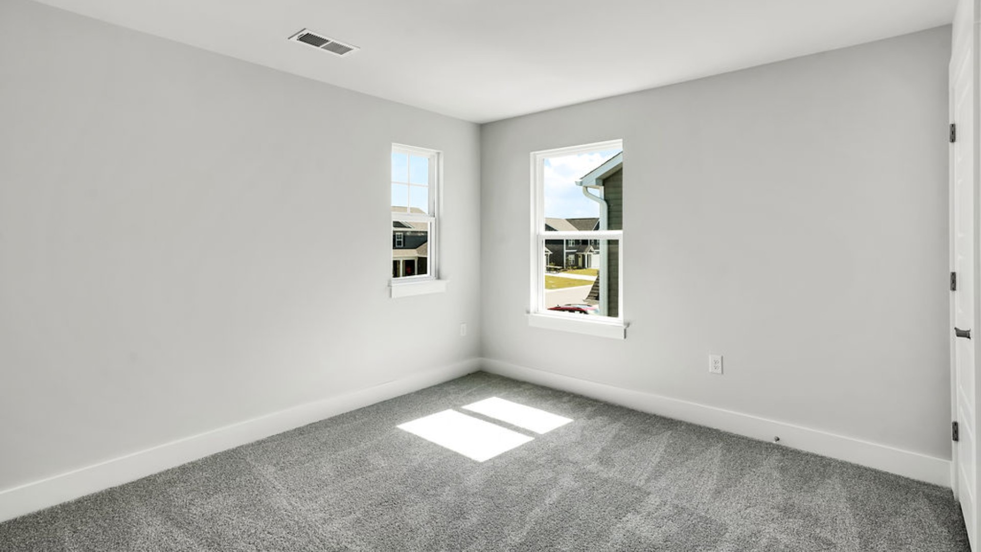 Upstairs offers large secondary bedrooms plus an expansive additional living area. In every bedroom you’ll have carpeted floors and a closet in each room. Whether these rooms become bedrooms, office spaces, or other bonus rooms, there is sure to be comfort.