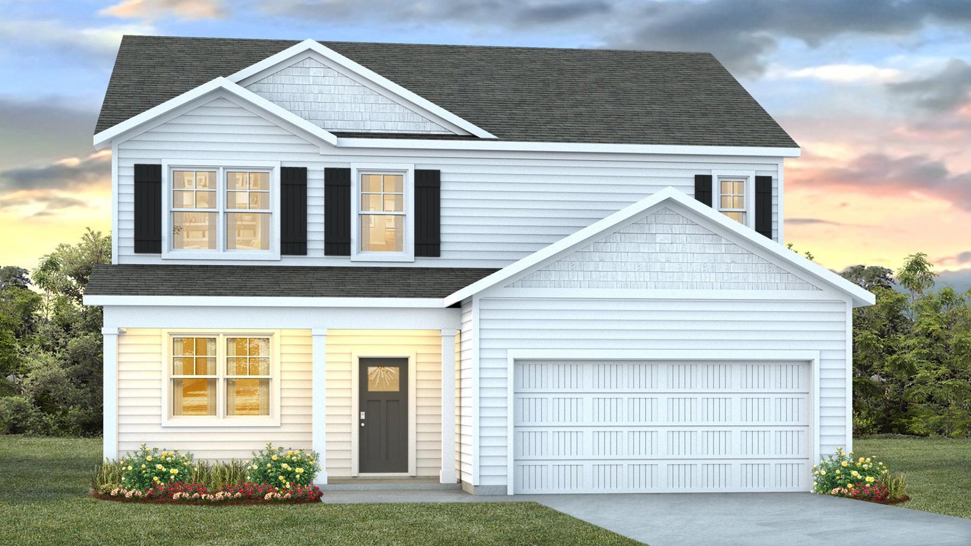 The Elle is one of our two-story floorplans in Saunders Village, located in Northwest, North Carolina. Inside this 5 bedroom, 3.5 bathroom home, you’ll find 2,713 square feet of comfortable living.The Elle is one of our two-story floorplans in Saunders Village, located in Northwest, North Carolina. Inside this 5 bedroom, 3.5 bathroom home, you’ll find 2,713 square feet of comfortable living.