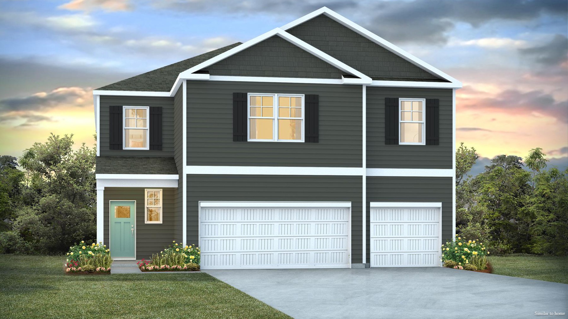 With 3 modern exteriors to choose from, the Guilford is sure to turn heads. Inside this 5 bedroom, 4.5 bathroom home, you’ll find 3,503 square feet of comfortable living.