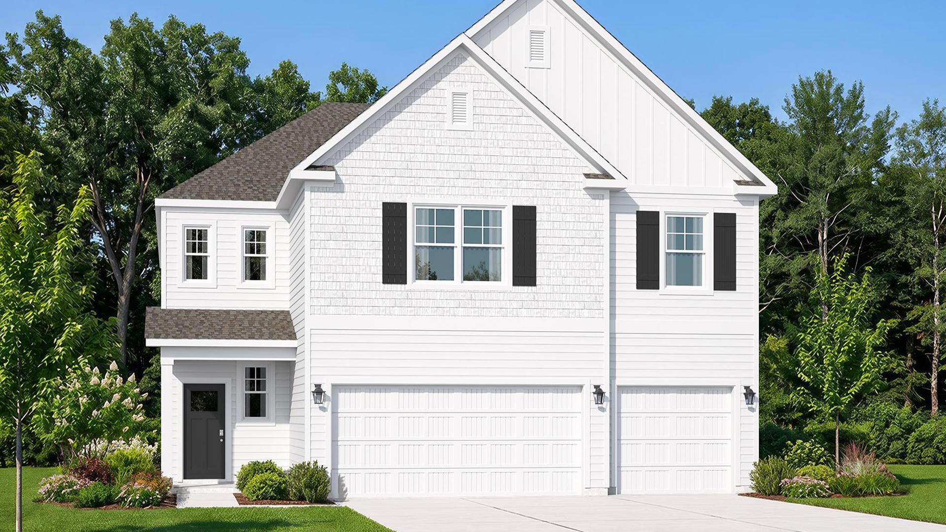 With 3 modern exteriors to choose from, the Guilford is sure to turn heads. Inside this 5 bedroom, 4.5 bathroom home, you’ll find 3,503 square feet of comfortable living.
