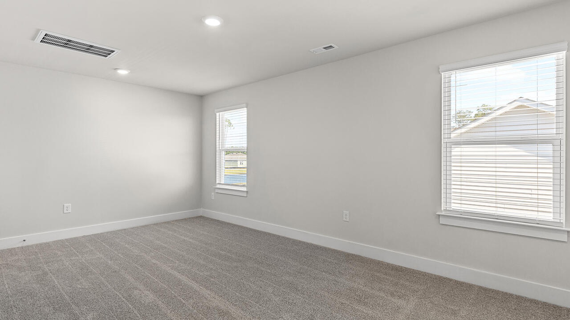 The primary bedroom has its own attached bathroom that features a walk-in closet and all the space you need to get ready in the morning. Sharing a sink isn’t a worry with the double vanity, and you also get additional privacy with a separate door for the toilet and shower.