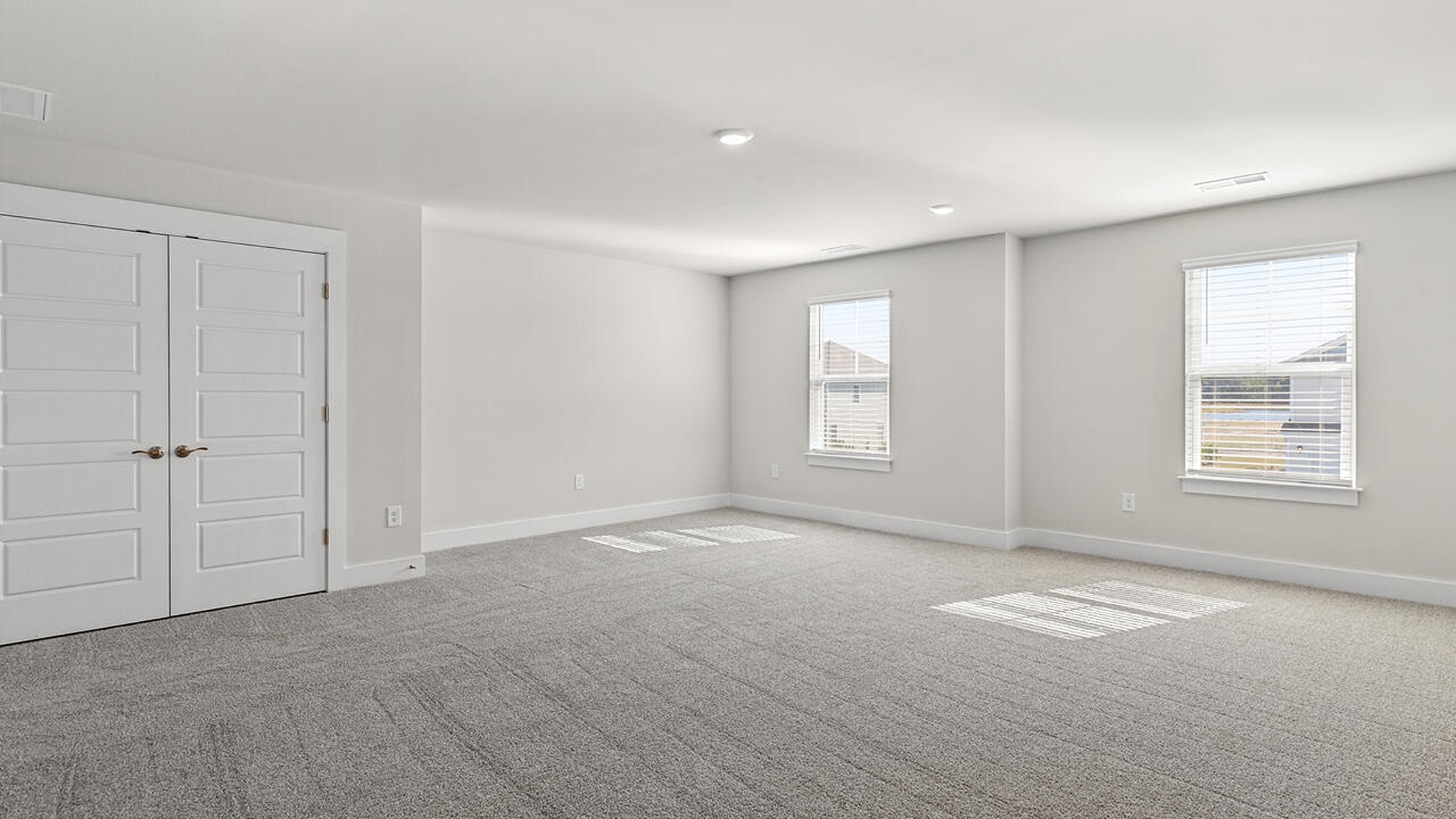 Upstairs, you will find three bedrooms,2 full bathrooms, bonus room and a loft. In every bedroom you’ll have carpeted floors and a closet in each room. Whether these rooms become bedrooms, office spaces, or other bonus rooms, there is sure to be comfort.