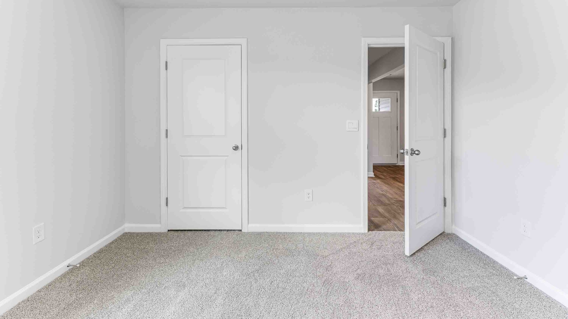 there are another 2 bedrooms and full bath. In every bedroom you’ll have vinyl flooring and a closet in each room. Whether these rooms become bedrooms, office spaces, or other bonus rooms, there is sure to be comfort.