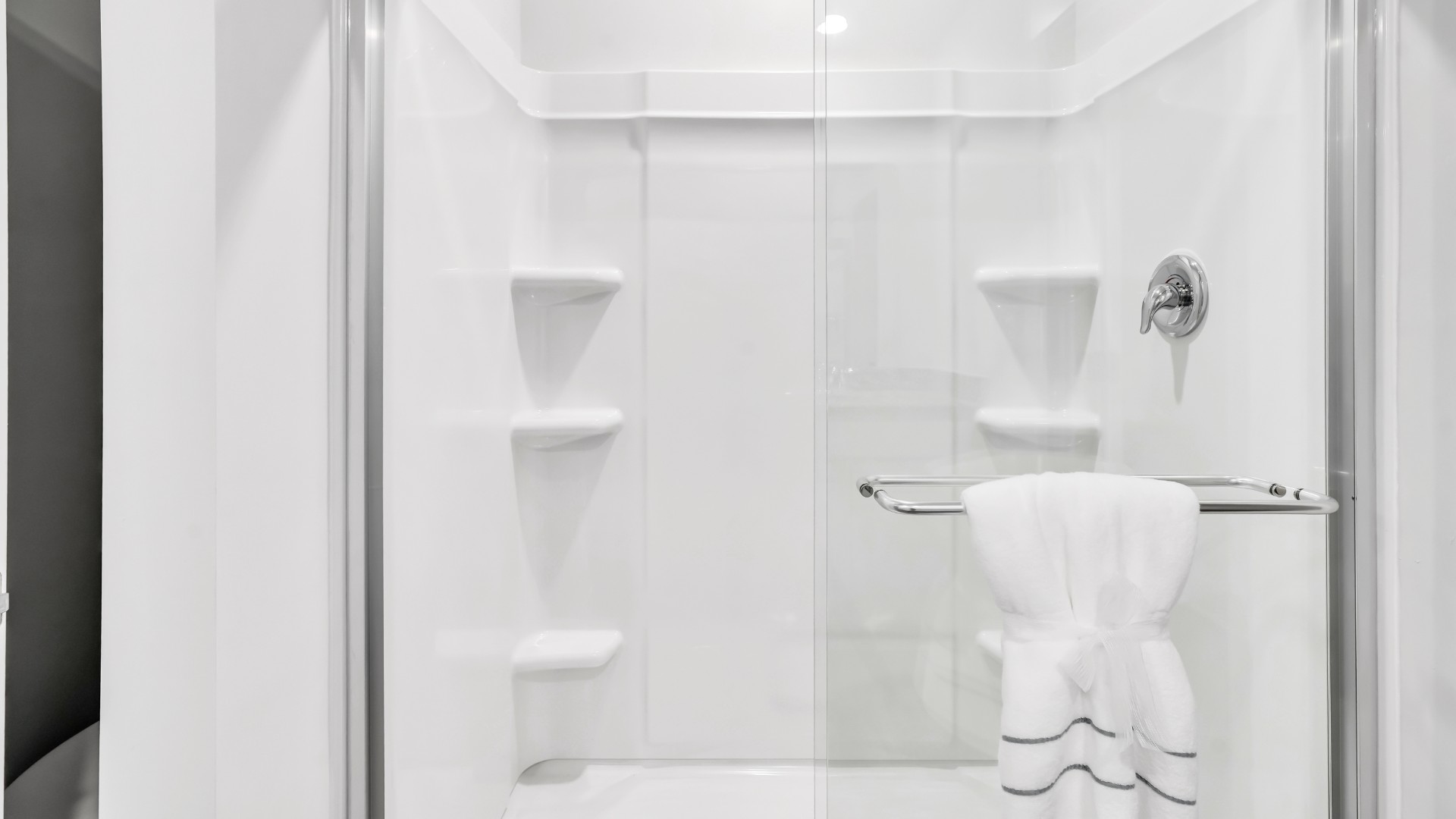 The primary bedroom has its own attached bathroom that features a walk-in closet and all the space you need to get ready in the morning.
